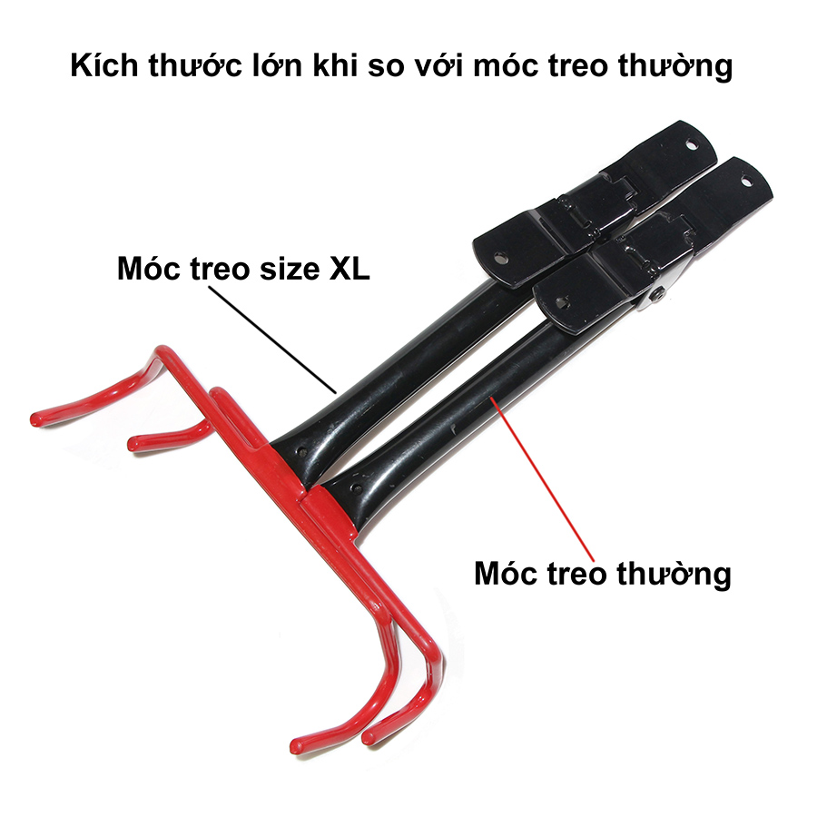 Móc treo ngang xe đạp loại lớn