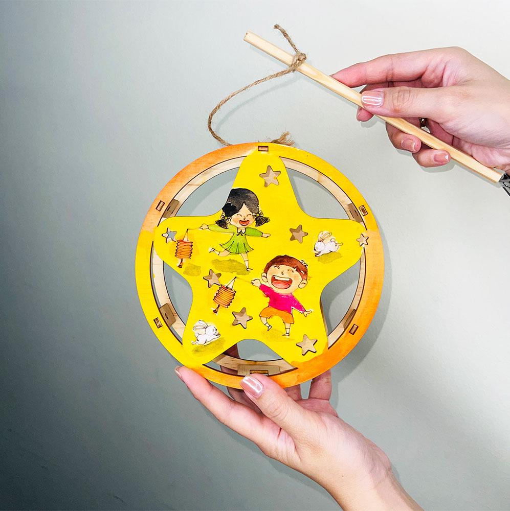 Lồng Đèn Sáng Tạo - Sao Sáng Trăng Rằm - Giftbrand GB10