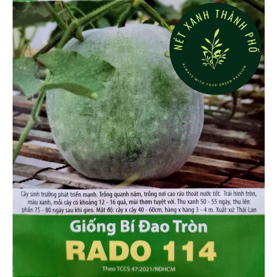 Hạt giống Bí đao trái tròn, 0.2gr