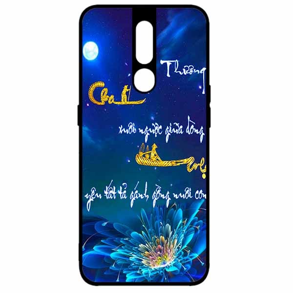 Ốp lưng in cho Oppo F11 Pro Mẫu Thư Pháp Cha Mẹ