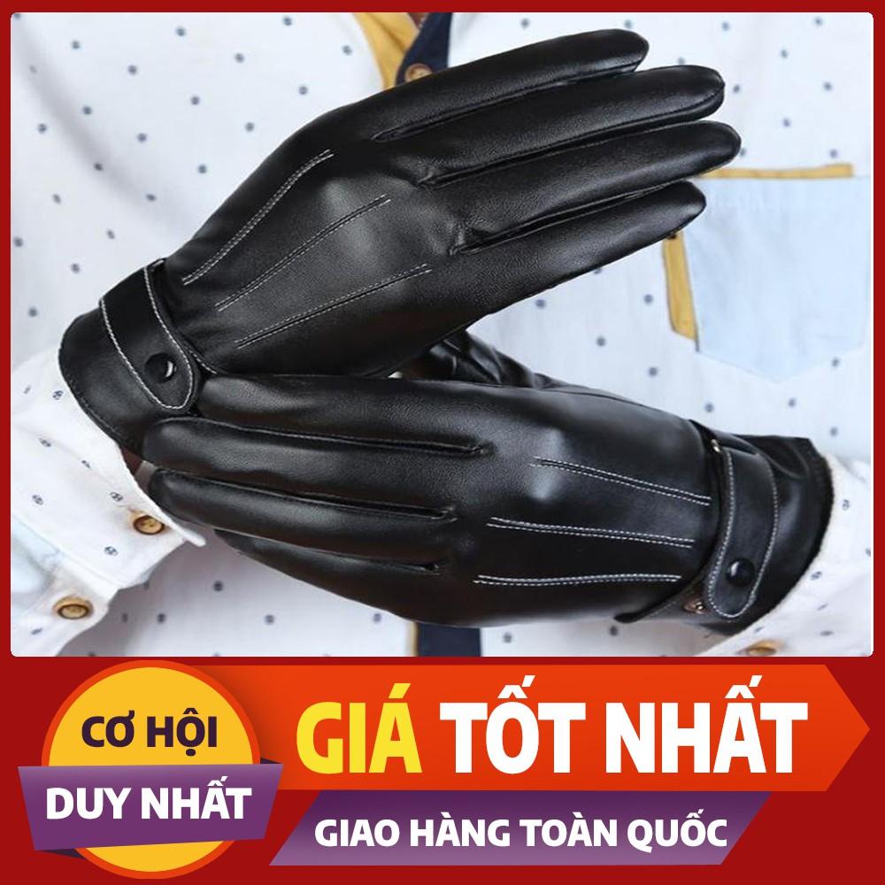 Găng Tay Da Cảm Ứng Cho Nam Và Nữ