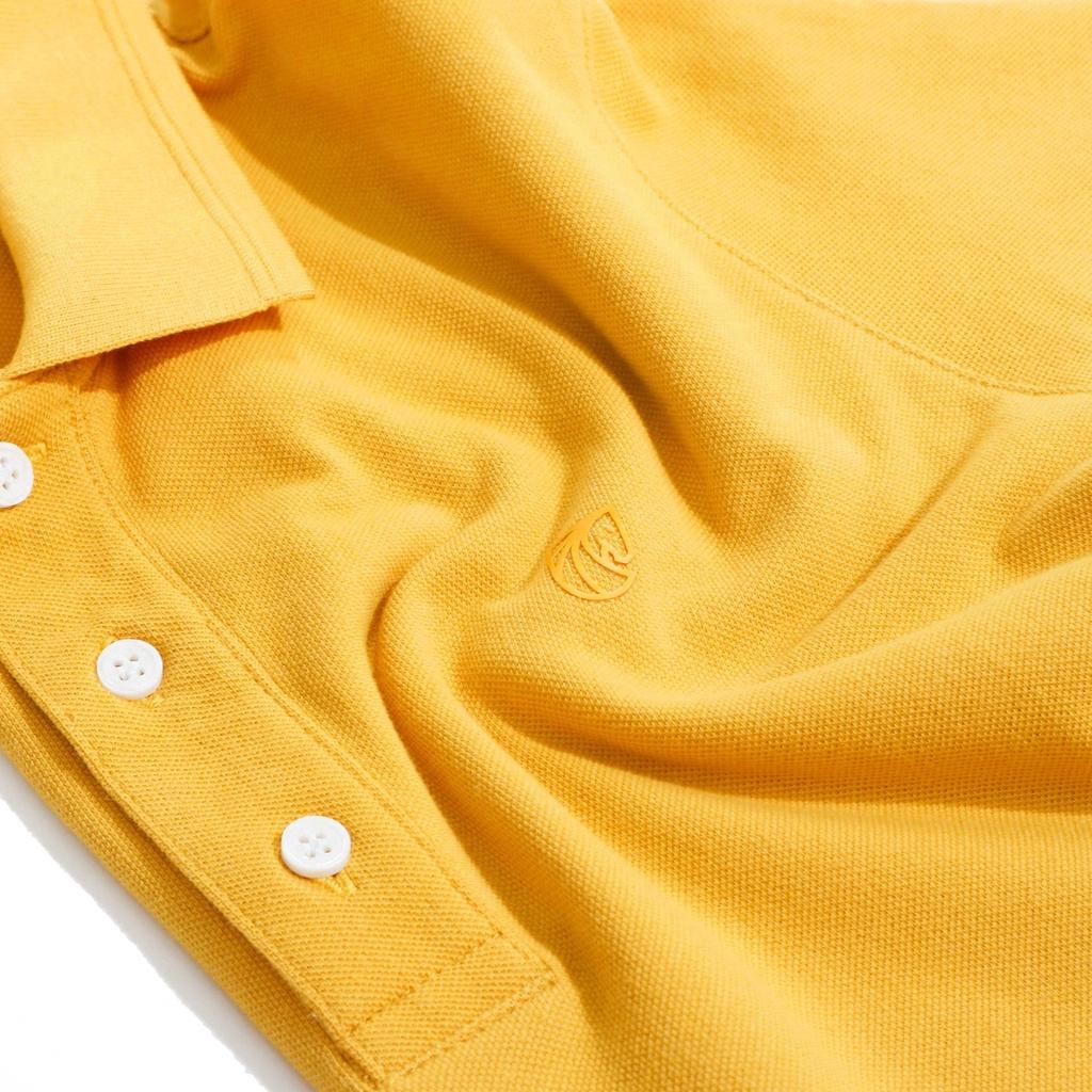 Áo Thun Polo Nam Cổ Bẻ Màu Vàng BY COTTON Yellow Basic Polo