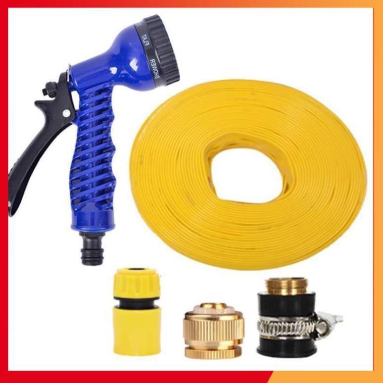 Bộ dây và vòi xịt tăng áp lực nước,rửa xe, tưới cây 20m 206843