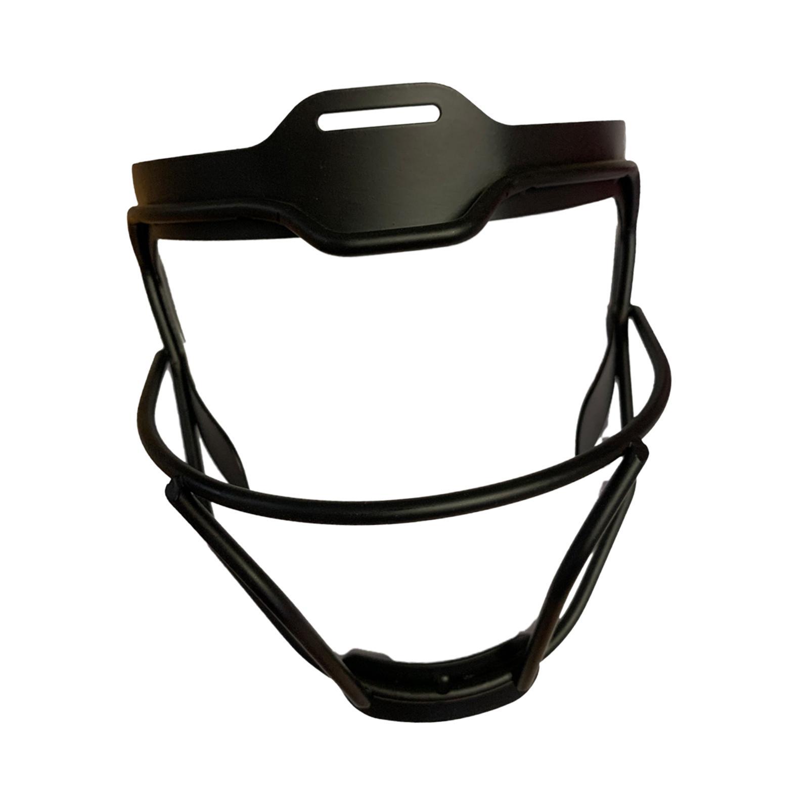 Softball Batting Mask Face Guards Metal Wire Protective Cover Wide Vision Safety