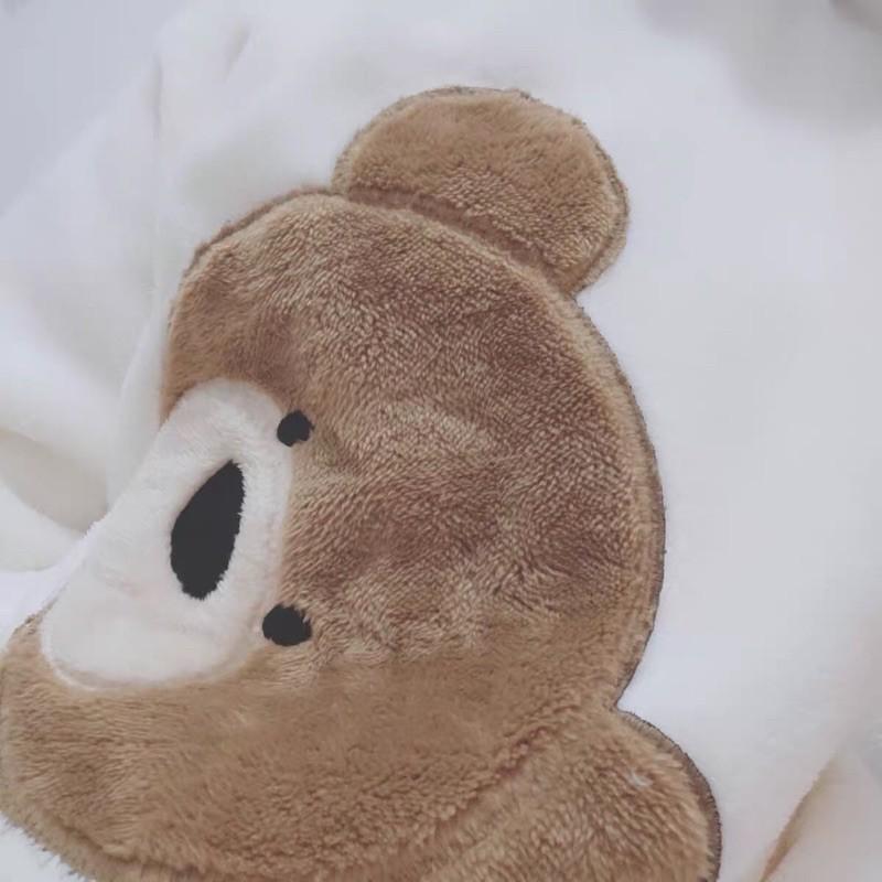 đồ bộ mặc nhà vải nỉ bông siêu dày dặn- Vượt qua mùa đông