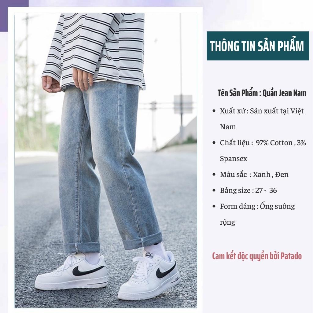 Quần jean baggy nam quần jeans dáng suông rộng TR01 dành cho Nam Nữ HOT 2022