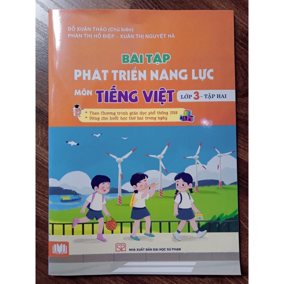 Sách - Combo Bài tập phát triển năng lực môn Tiếng Việt lớp 3 - Tập 1 + 2  ( theo Chương trình GDPT 2018) Cánh Diều