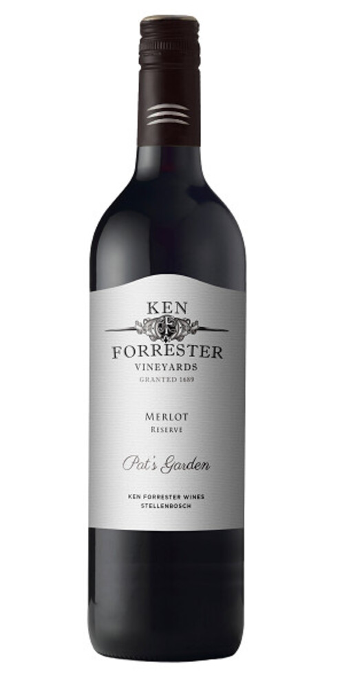 Rượu vang đỏ Nam Phi Ken Forrester, Reserve &quot;Pat's Garden&quot;, Merlot, Stellenboch