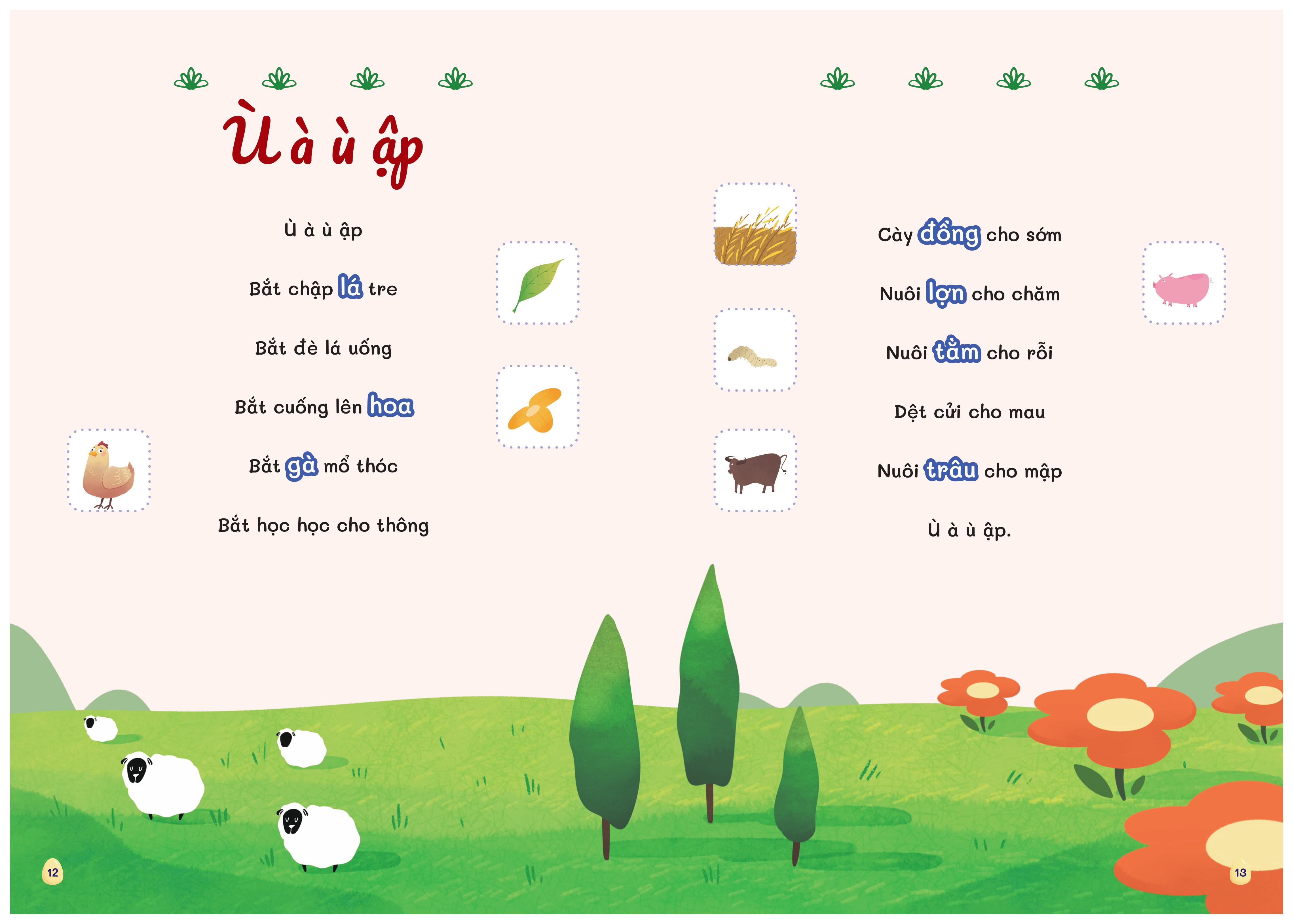 Sách - Combo 4 Cuốn Thơ, Truyện, Đồng Dao, Câu Đố, Tập Nói Tập Đọc Cho Bé 0-6 Tuổi