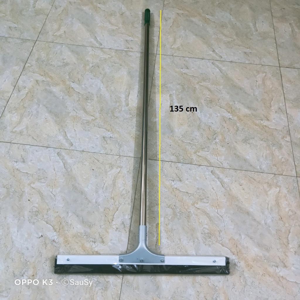 Cây chổi Gạt, Đẩy nước sàn nhà Bản dầy cán Inox thẳng dài 135cm