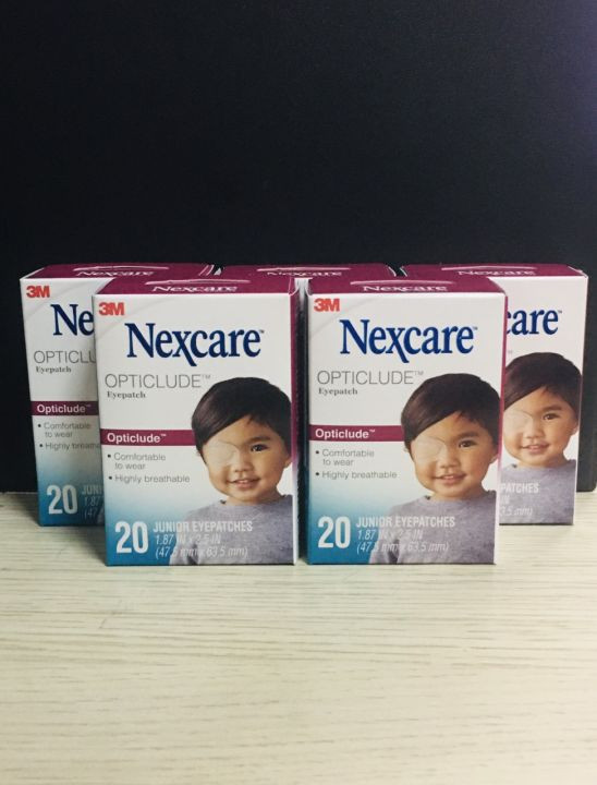 Miếng băng dán mắt 3M Nexcare 1537 (dùng cho trẻ nhỏ hơn 4 tuổi),(MUA 1 hộp TẶNG 9 miếng băng cá nhân NEON)