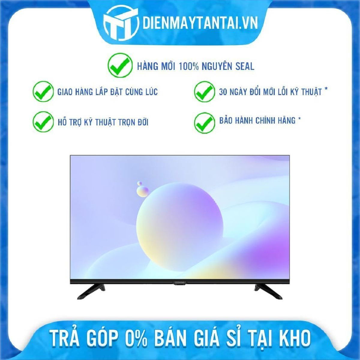 Google Tivi Coocaa HD 43 Inch - 43Z72 Youtube Netfilx Smart TV 2022 new tv - Hàng Chính Hãng