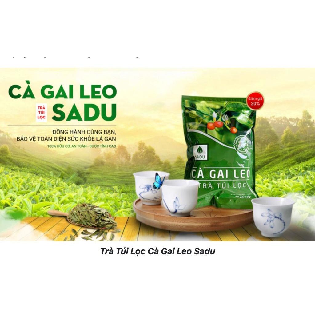 Trà túi lọc Cà Gai Leo Sadu 250g - Hỗ trợ bảo vệ lá Gan cho cả gia đình bạn