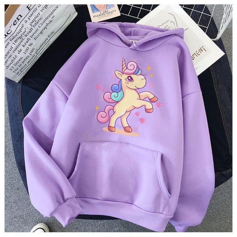 Áo hoodie lót nỉ in chữ dễ thương freesize cho nữ dưới 62 kg