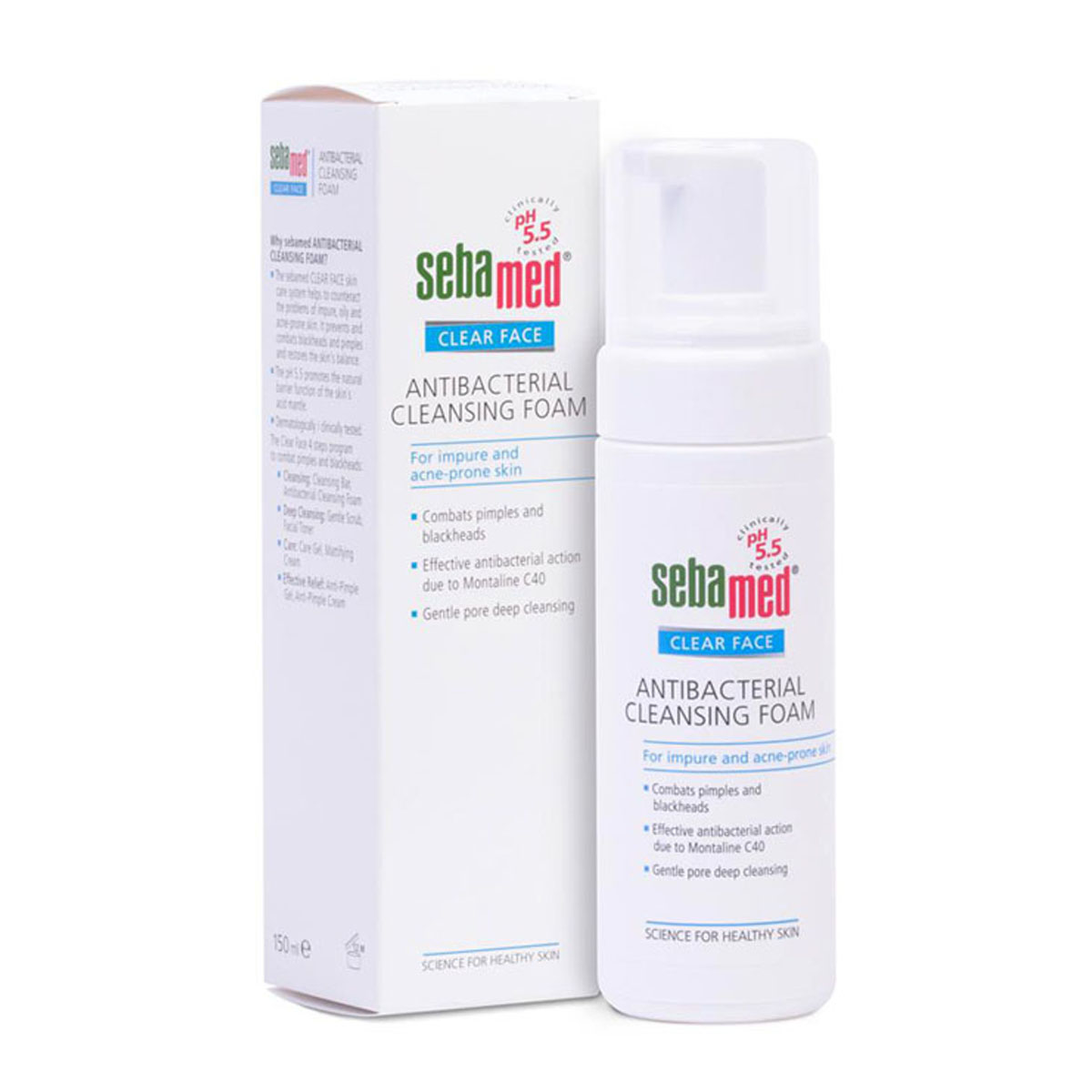 Combo 3 sản phẩm cơ bản cho da mụn, chữa mụn, mờ thâm, kháng viêm Sebamed từ Đức ( Sữa Rửa Mặt, Nước Hoa Hồng, Gel Ngừa Mụn)