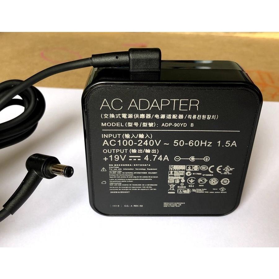 Adapter Sạc Cho 90W Vuông Laptop Asus 19V 4.74A Đầu Cắm 5 5Mm