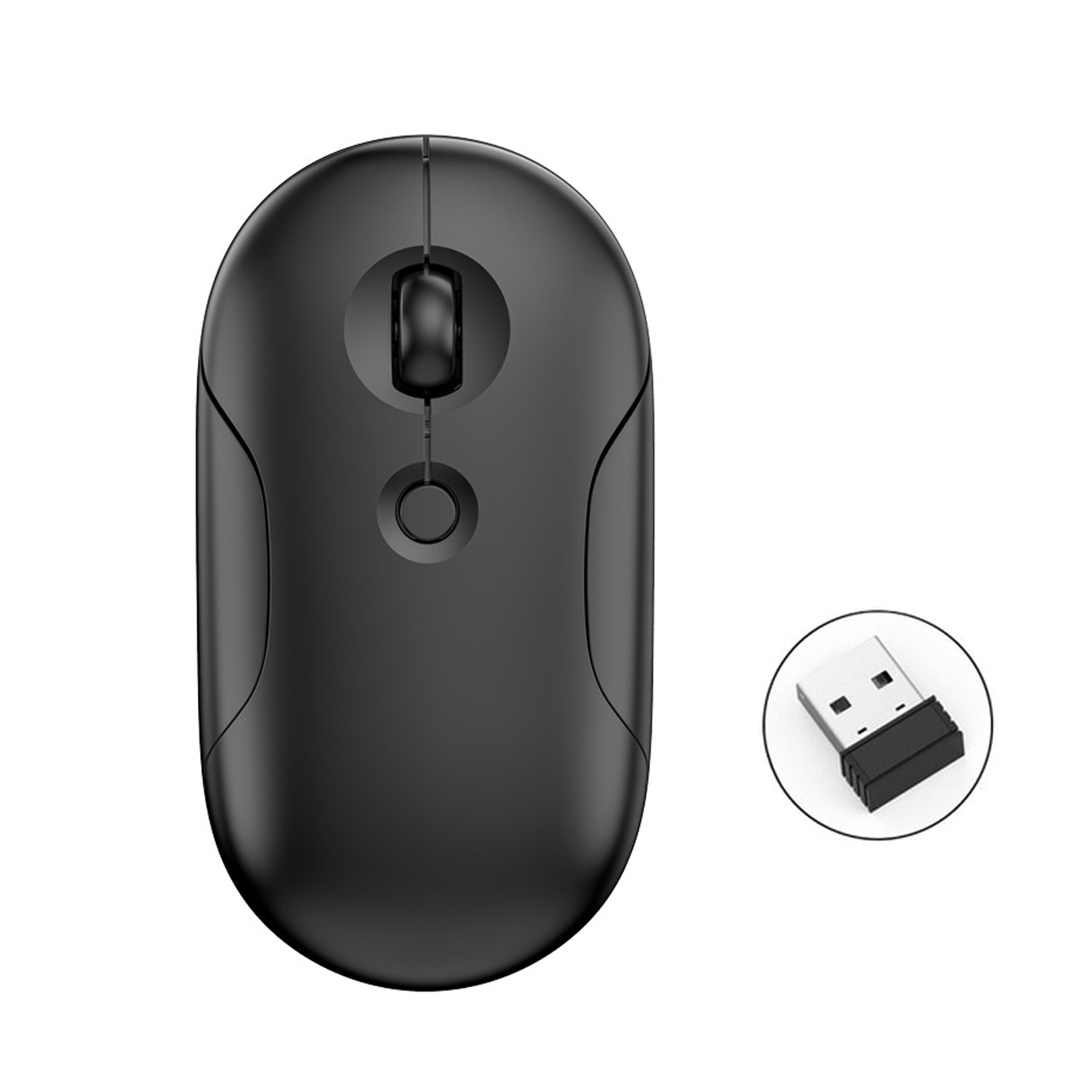 Chuột Không Dây Sạc Điện Vinetteam E22 Wireless 2.4GHz Silent Giảm Ồn Phù Hợp PC/Laptop - Hàng Chính Hãng