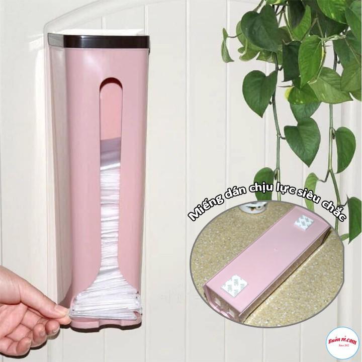 Hộp Đựng Túi Nilon Dạng Rút Dán Tường Tiện Lợi