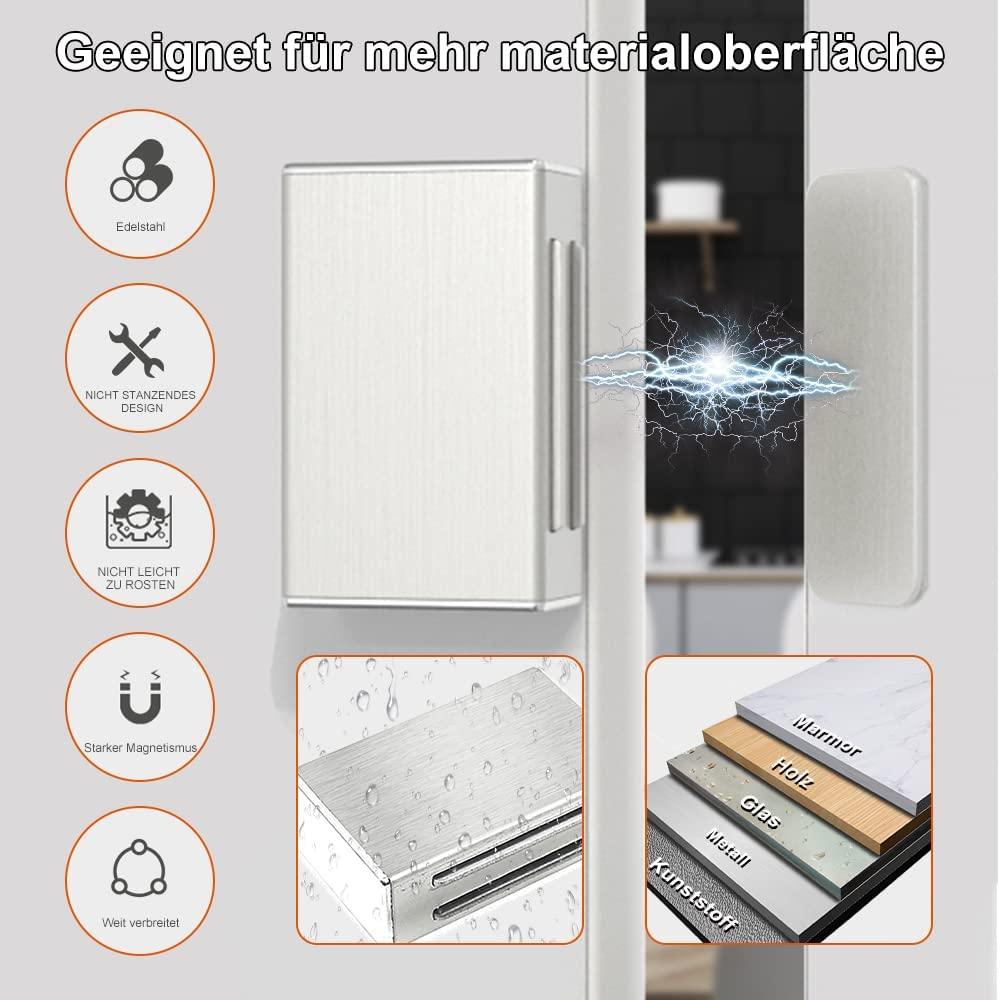 Nam châm cửa cho cửa tủ tựa jiayi 4 miếng tháp cập nhật cho đồ nội thất kẹp từ tính mạnh mẽ tủ Khóa từ tính tủ khóa đóng cửa ngăn kéo