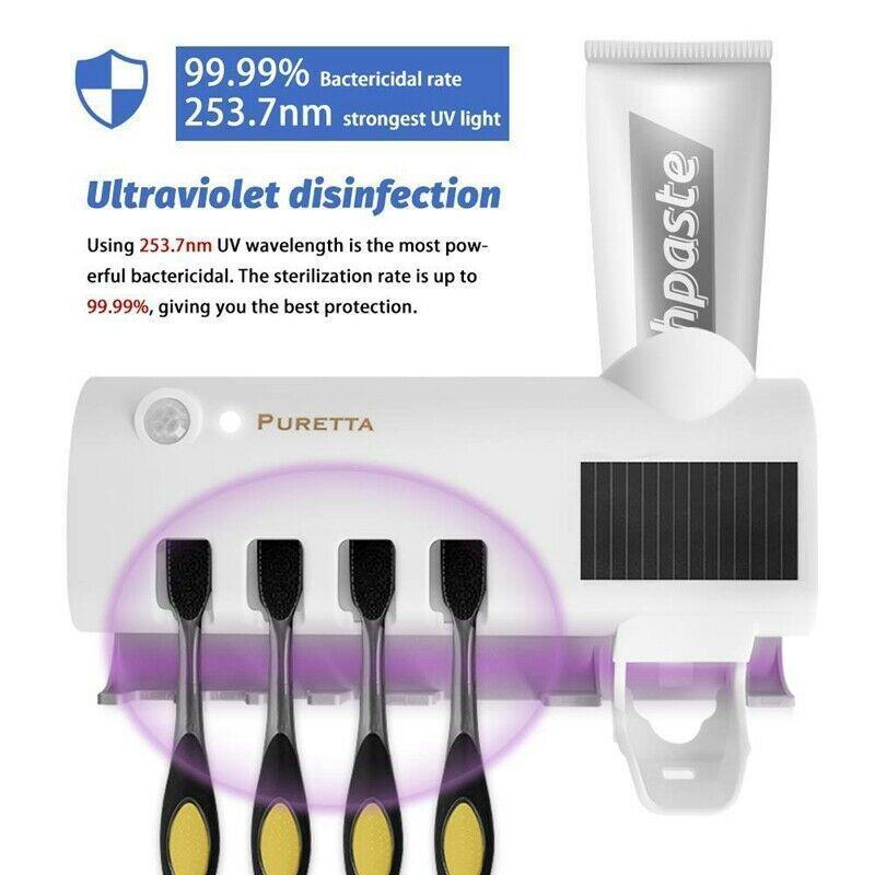 Khay để bàn chải và kem đánh răng khử trùng bằng tia UV - 4497
