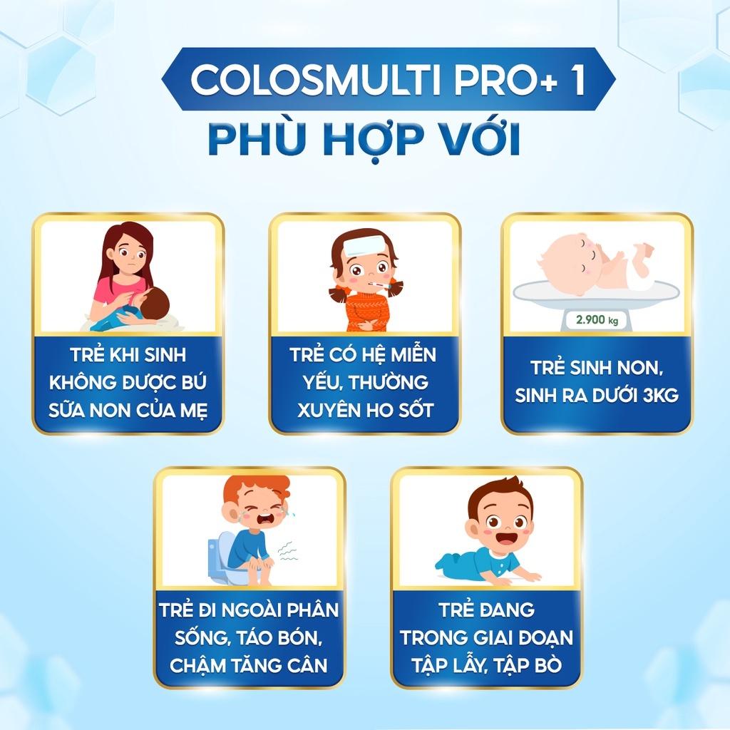 Sữa Bột Colosmulti Pro+ 1 300g/30túi tăng cường miễn dịch,phát triển thể chất &amp; nhận thức