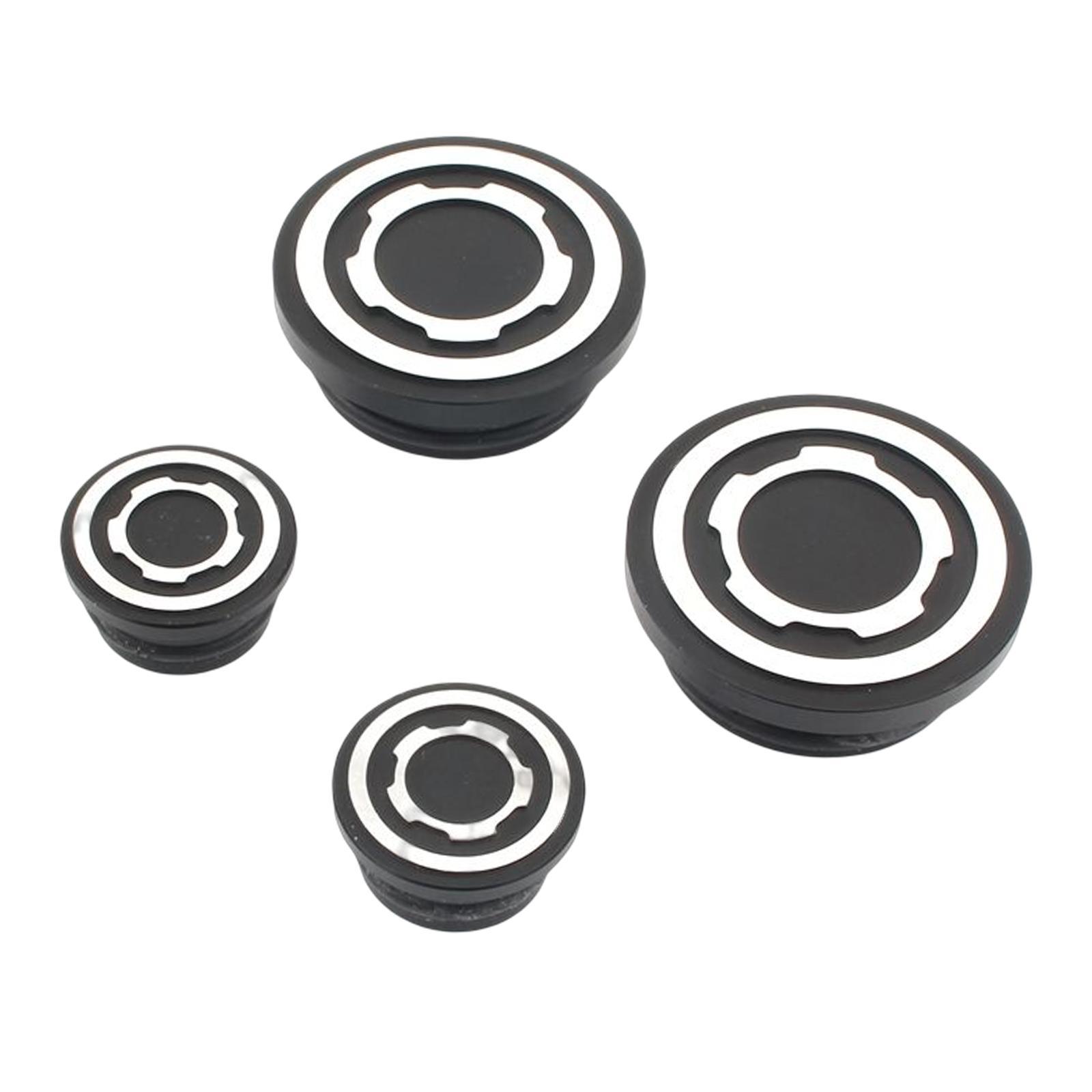 4 Pieces Motorcycle Frame  Cover Plug for  400 800 1100