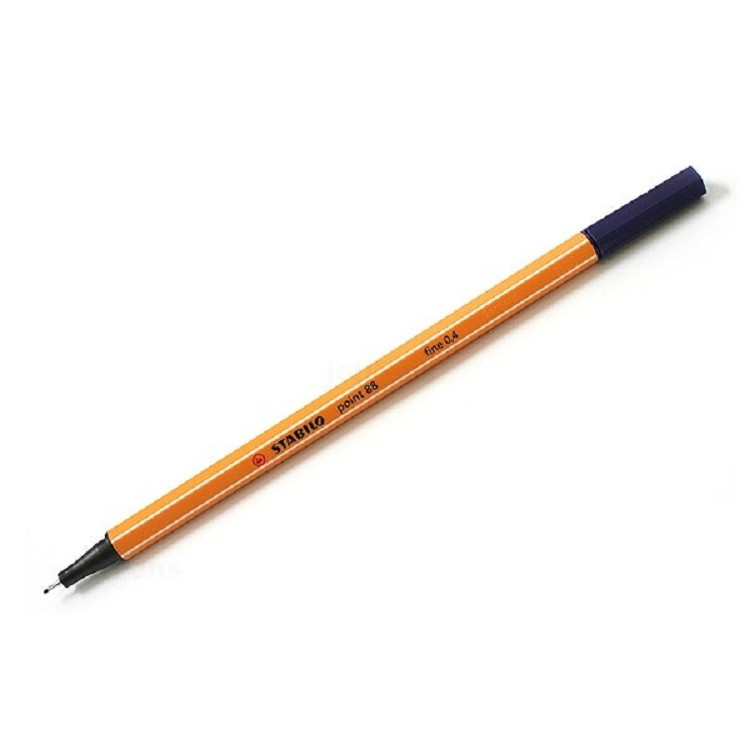 Bút lông kim Stabilo Point 88 - 0.4mm  - Xanh đen (Night Blue) (88/22)