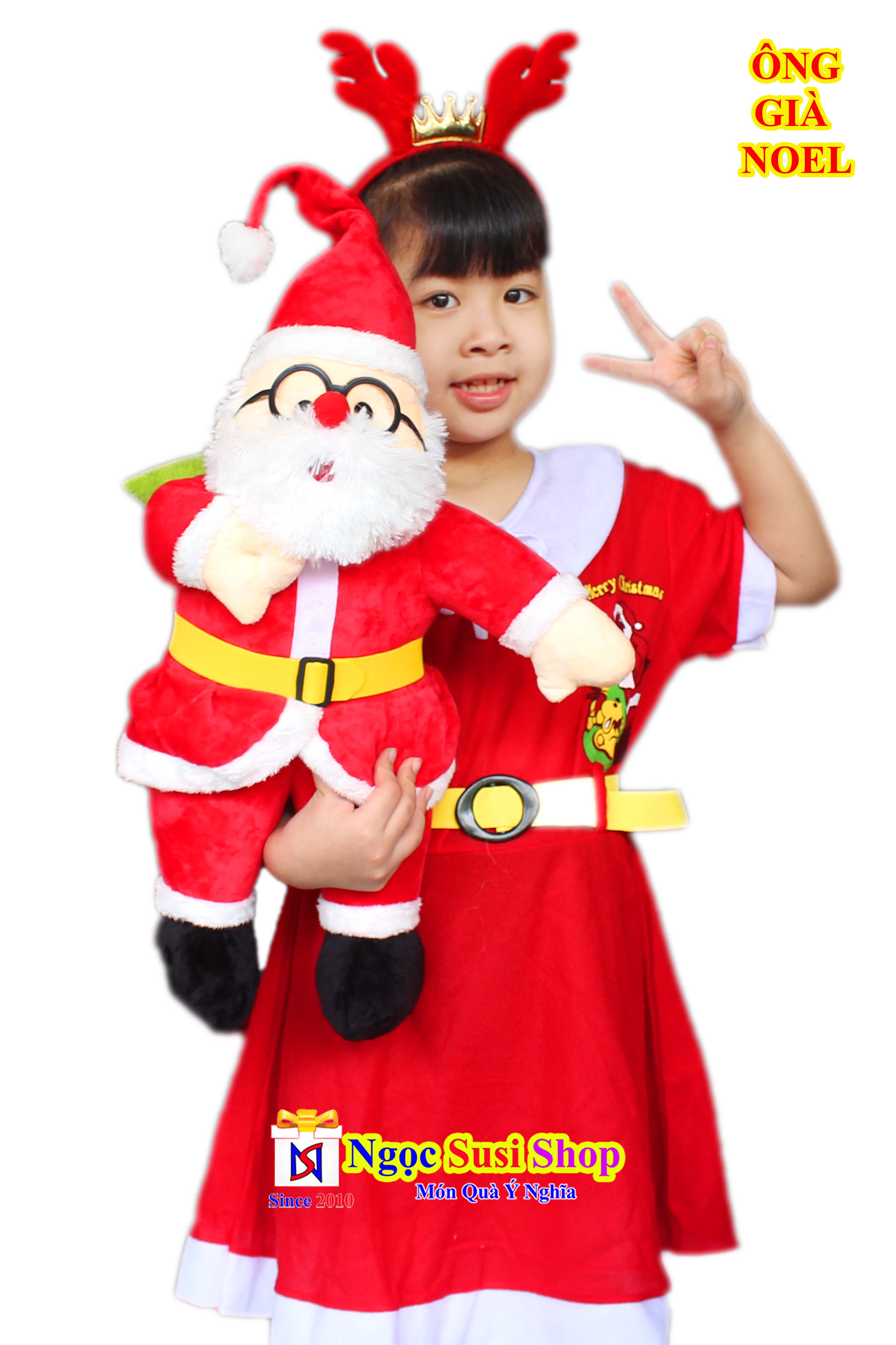 [CAO CẤP] GỐI ÔM ÔNG GIÀ NOEL SIÊU ĐẸP [ NHƯ ẢNH