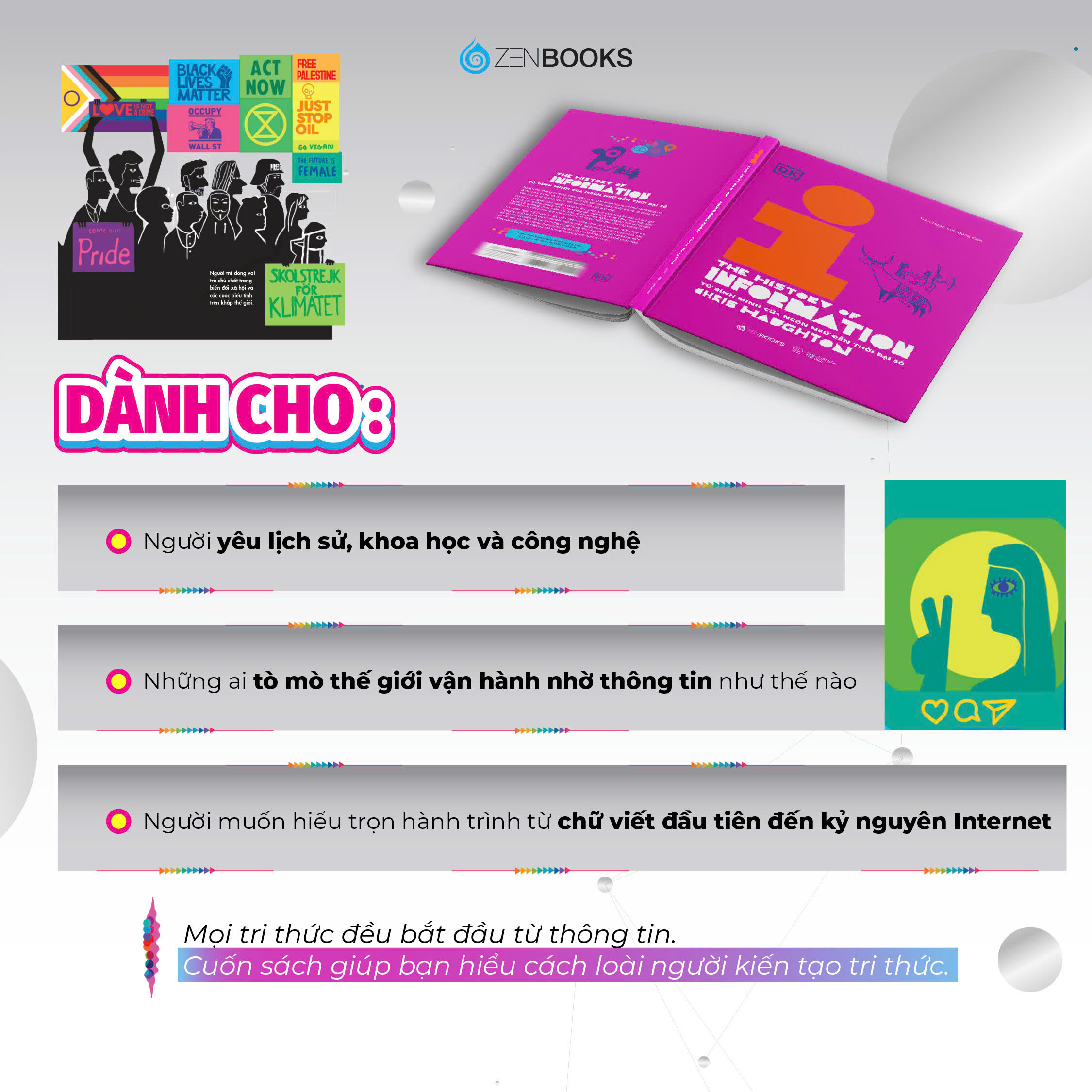 Sách - Lịch Sử Thông Tin - The History of Information: Từ Bình Minh Của Ngôn Ngữ Đến Thời Đại Số