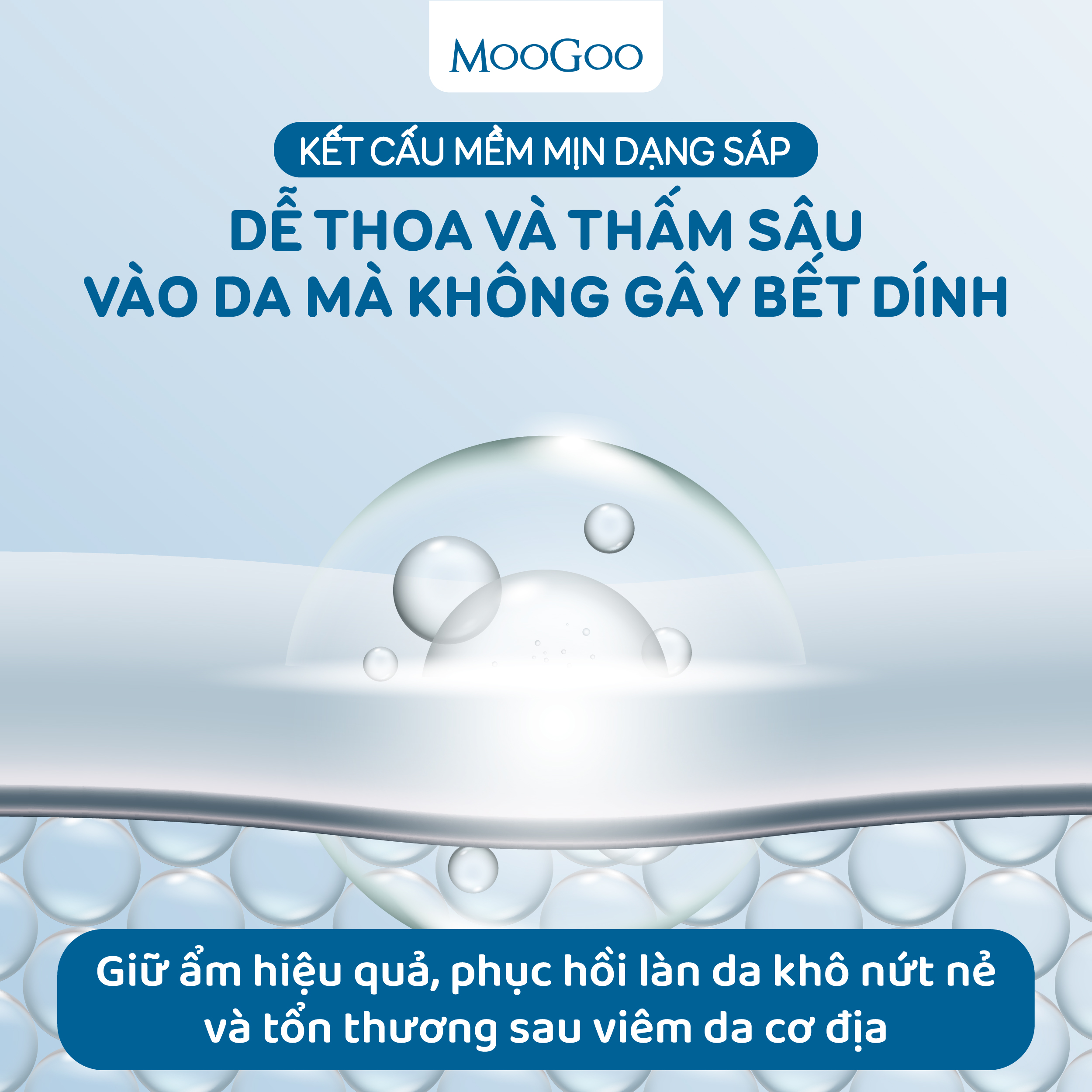 Sáp chống rạn cho mẹ bầu bơ hạt mỡ dưỡng da siêu khô, nứt nẻ gót chân, da vảy nến MooGoo