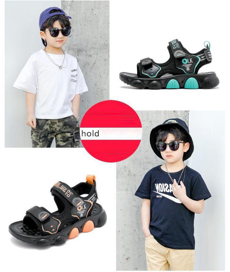 Giày Sandals đế bằng cho bé - GDS9040, giày êm nhẹ, đế chống trơn, trượt , chống mòn