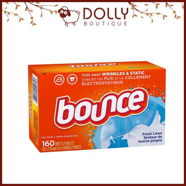 Giấy Thơm Quần Áo Bounce Dùng Cho Máy Sấy Outdoor Fresh 160 Tờ