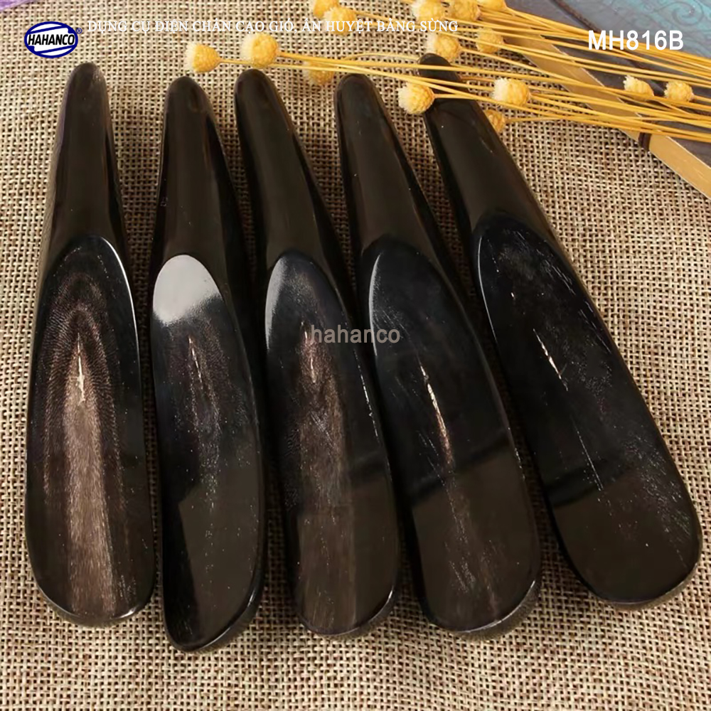 Dụng cụ điện chẩn bằng sừng CÂY CẠO GIÓ, MÁT XA /DAY ẤN HUYỆT đa năng