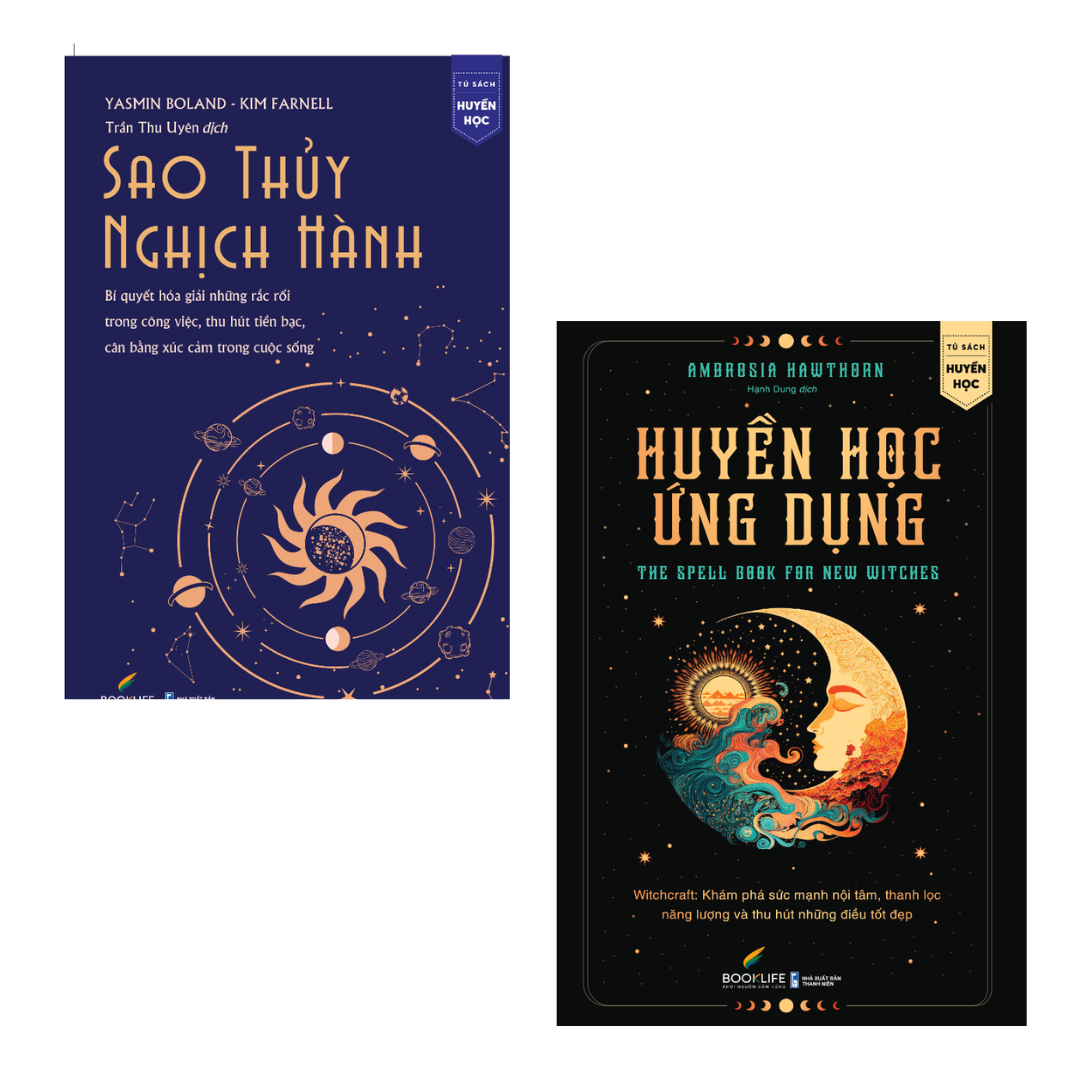 Combo 2 Cuốn Sách Chiêm Tinh Hay-Sao Thủy Nghịch Hành+Huyền Học Ứng Dụng