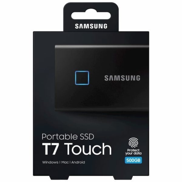 Ổ Cứng Di Động Samsung Portable SSD T7 Touch 500GB MU-PC500 - Hàng Chính Hãng