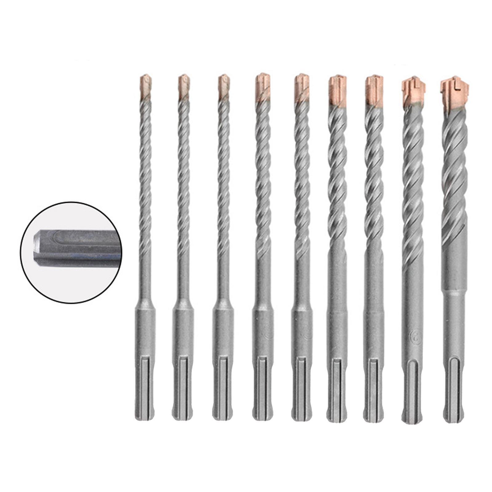 9Pcs Masonry Drill Bits Tool Accessories 6 to 14mm for Marble Brick Ceramic