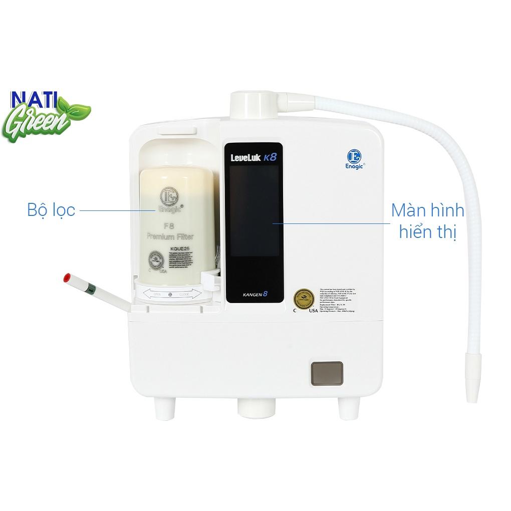 Máy lọc nước ion kiềm Hydrogen Kangenn LeveLuk K8 8 tấm điện cực