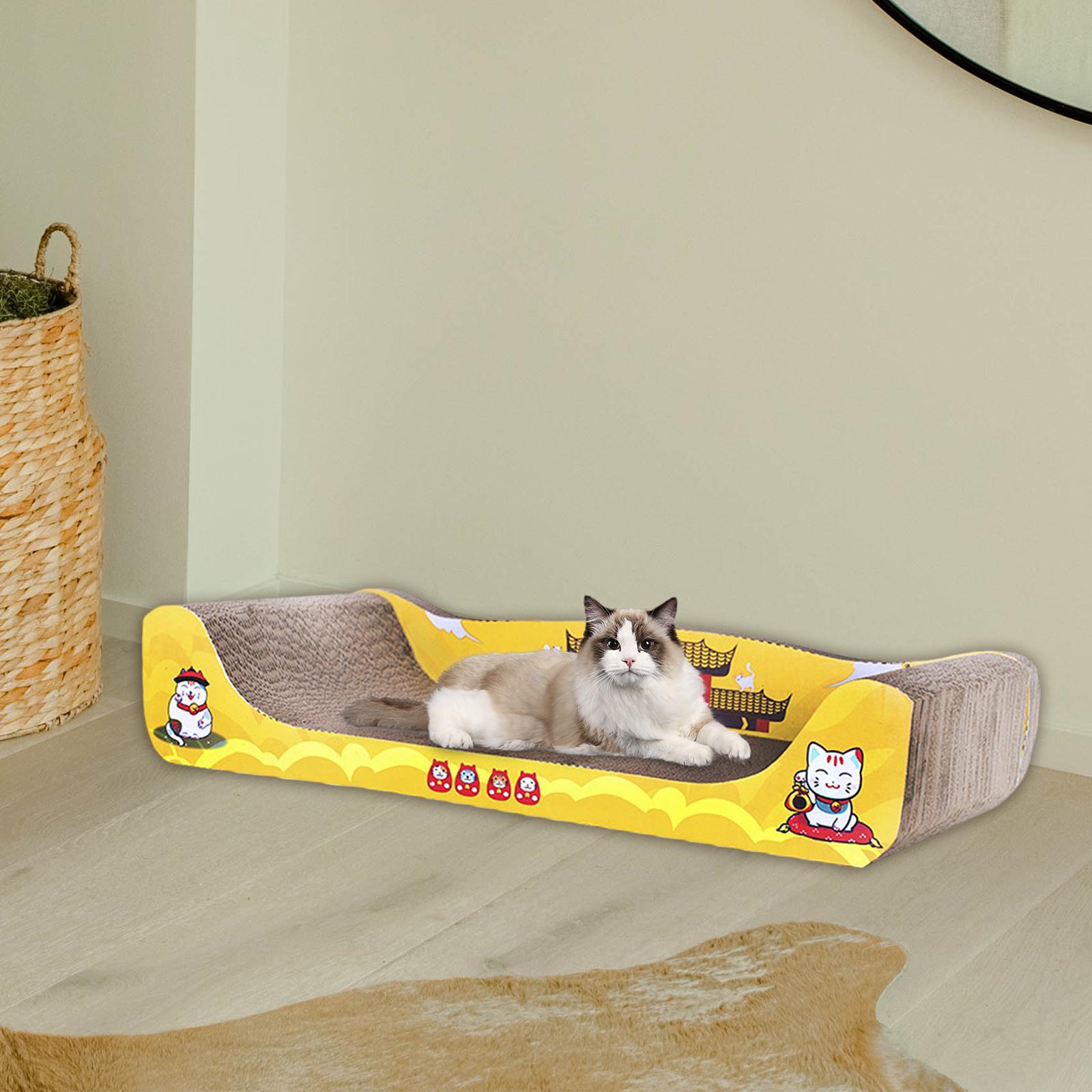 Cat Scratch Bed Corrugated Paper Furniture Large Cat Scratcher Cardboard