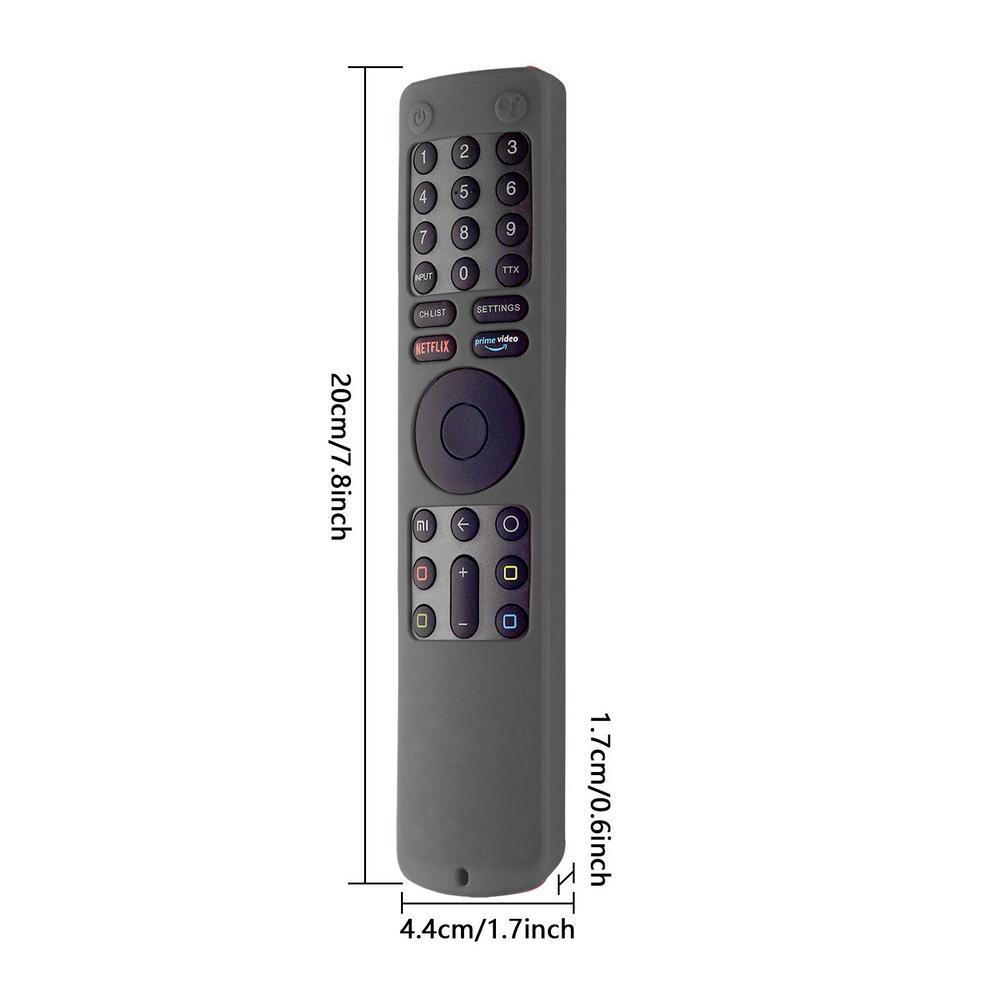Điều khiển từ xa nắp silicone cho Xiaomi MITV TV thông minh 4S Silicone bảo vệ bảo vệ chống sốc với giá đỡ dây buộc