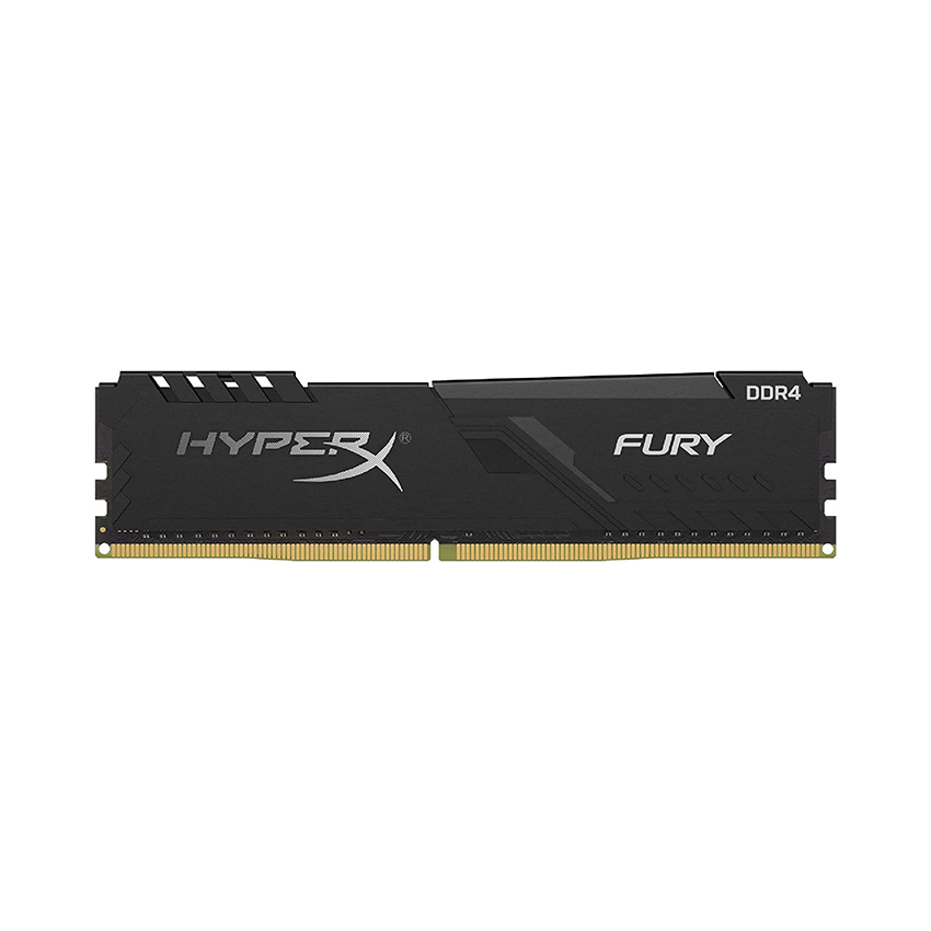 Ram PC Kingston HyperX Fury Black 16GB (1x16GB) Bus 2666 DDR4 CL16 DIMM XMP Non-ECC HX426C16FB3/16 - Hàng Chính Hãng