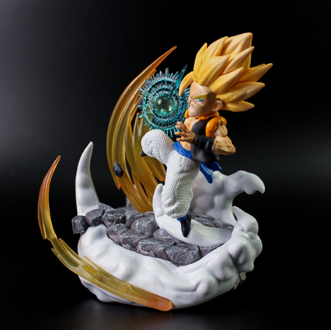 Mô hình nhân vật Gotenks supper saiyan Dragon Ball 17cm