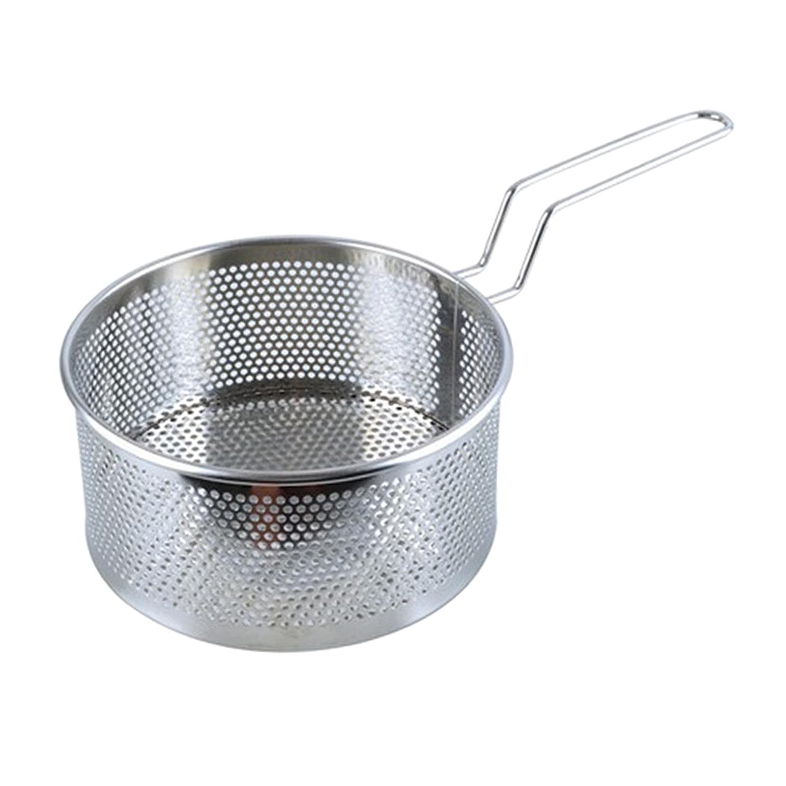 Stainless Steel French Fries Basket Net Strainer Kitchen Cooking-Small