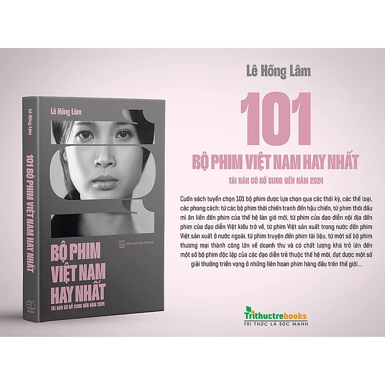 Sách - 101 bộ phim Việt Nam hay nhất (Tái bản có bổ sung đến năm 2024) -  Lê Hồng Lâm - Nhà Xuất Bản Thế Giới