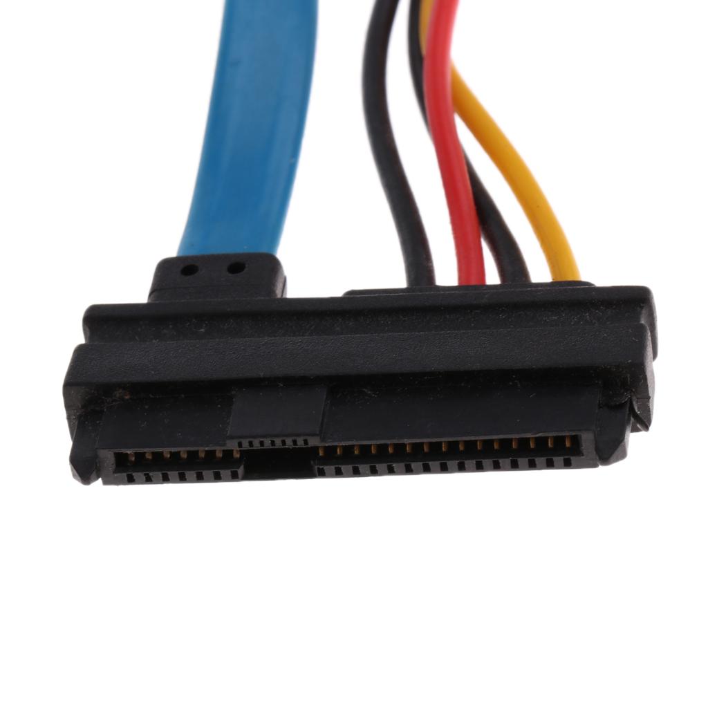 7 Pin  Serial  SAS 29 Pin & 4 Pin Cable Male Connector Adapter