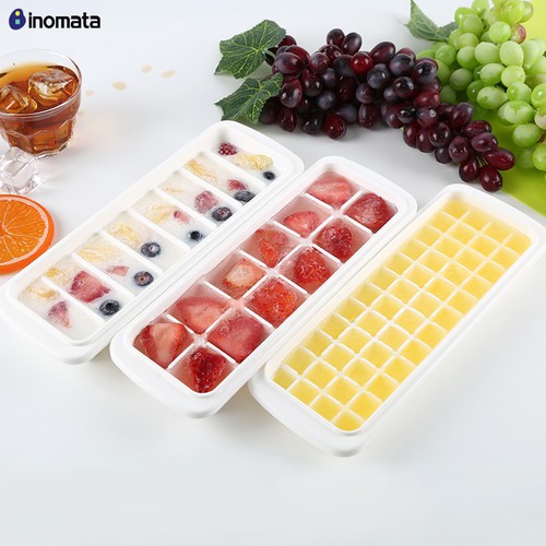 Khay làm đá có nắp đậy Inomata Ice Tray 12 viên