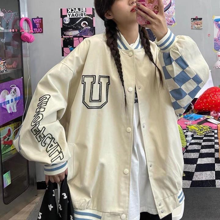Áo Bomber / Áo Khoác Gió Nam Nữ 2 Lớp Form Rộng Unisex Họa Tiết Caro Phong Cách Hàn Quốc Siêu Cá Tính Rô Store