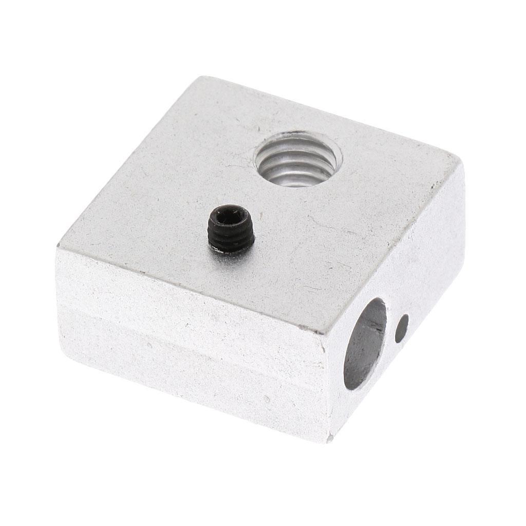 M6 6mm Extruder Hotend Nozzle Throat Heater Block for   3D Printer