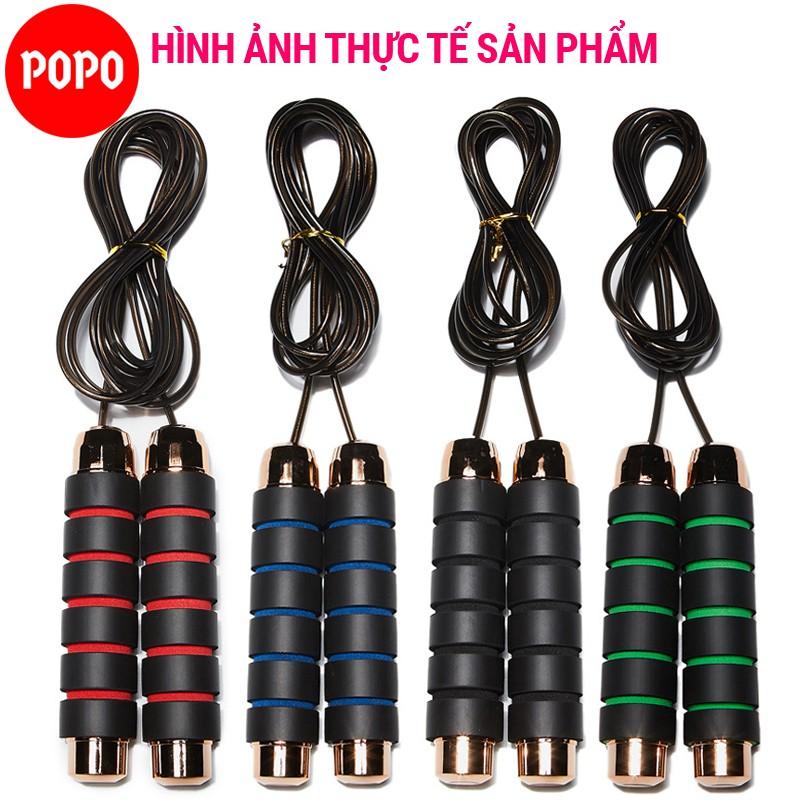 Dây nhảy dây thể dục POPO tập thể lực giảm cân giảm mỡ bụng đốt cháy calo, tập luyên kickbox, boxing