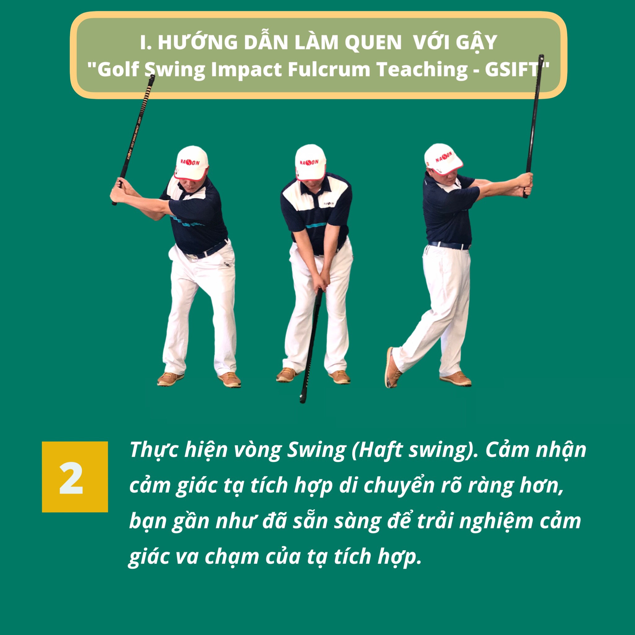 GOLF SWING IMPACT FULCRUM TEACHING (Gậy tập luyện điểm tựa impact) - Phiên bản chuyên nghiệp (Màu đỏ)