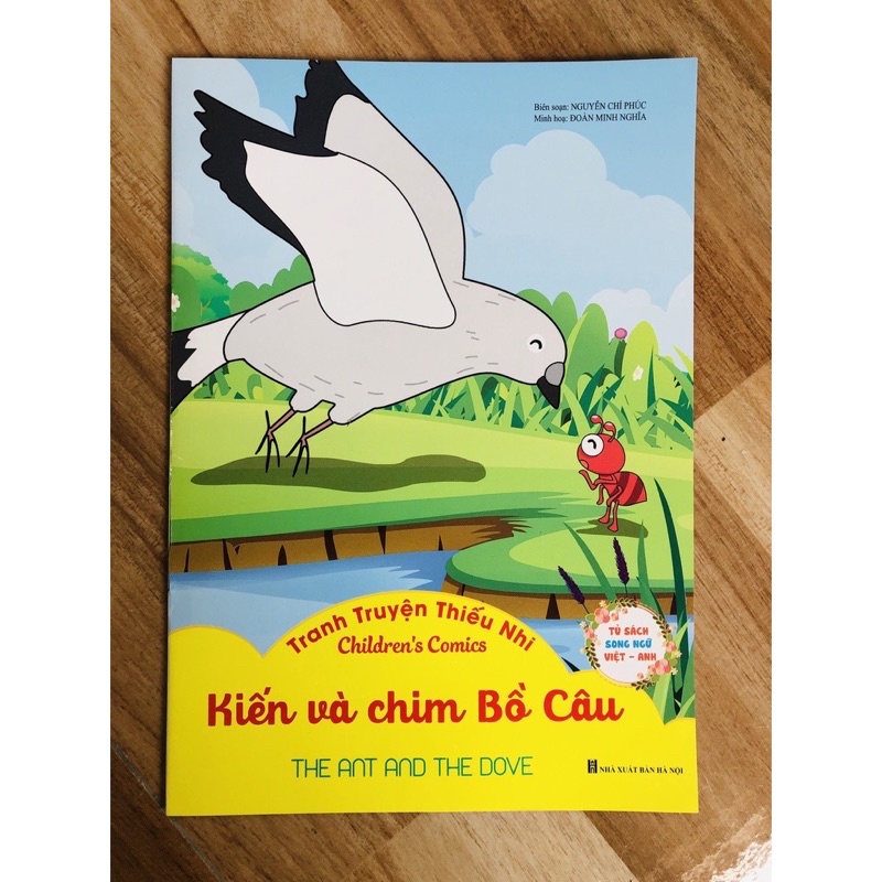 Sách- Truyện tranh thiếu nhi song ngữ Việt Anh chọn lọc cho bé -Bộ 10 cuốn